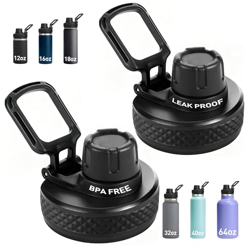 Hydro2Go Spout Lid Replacement for Hydro Flask Wide Mouth Water Bottles - Variation C