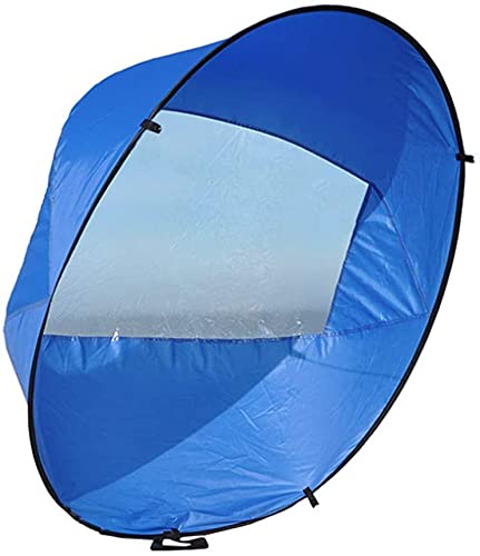 42-Inch Foldable Kayak Wind Sail - Blue Instant Popup