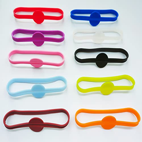 24-Piece Silicone Drink Markers - Colorful Wine Glass Charms