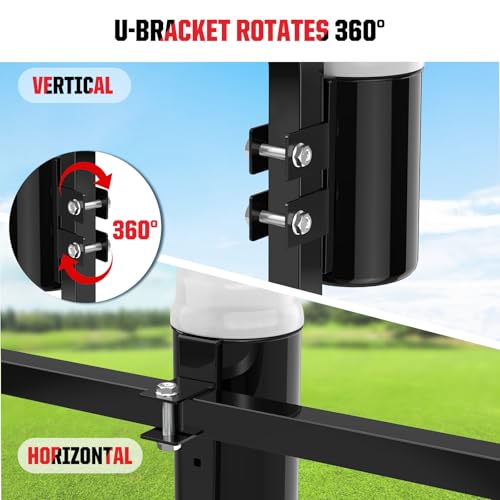 VYYOKMU 2-Pack No Drilling Golf Cart Sand Bottle Holder with 35oz Capacity for EZGO, Club Car, Yamaha, 1" Square Tube