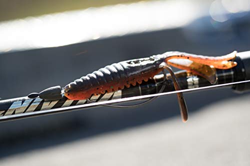 PowerBait Pit Boss Soft Plastic Craw Bait - Okeechobee Craw, 5-Inch, 5 Pack