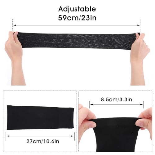 Kids Arm Sleeves UV Sun Protection - 2 Pairs Black