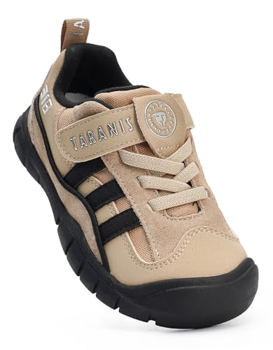 TARANIS Toddler Waterproof Kids Hiking Shoes 10.5 Apricot Outdoor Sneakers