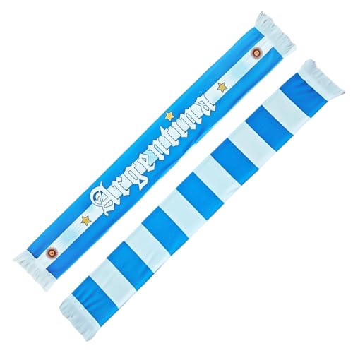 Argentina Soccer Supporter Scarf - Double-Sided Knit Football Fan