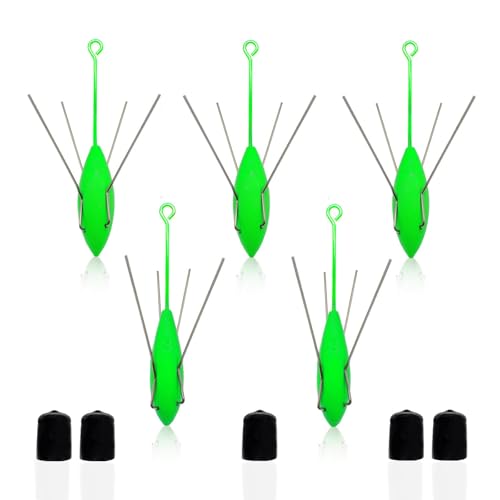 Aollerfilery 5 pcs Sputnik Sinker Fishing Weights 2.0 oz Long Tail Spider Sinkers