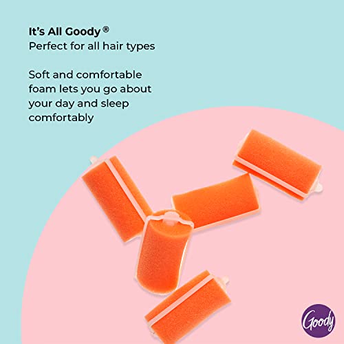 Extra Large Foam Hair Rollers - 8 Count Pack - Soft & Comfortable