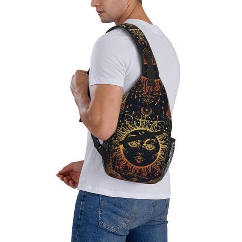 OEDTF Crossbody Bags for Women Men,Carlo Sun Large Capacity Sling Bag Trendy Shoulder Bag Backpack with Adjustable Strap for Outdoor Hiking