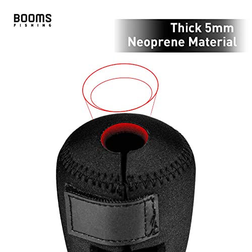 Booms Fishing XL Neoprene Reel Cover for Baitcasting & Conventional Reels, 4.7 x 3.7 Inches