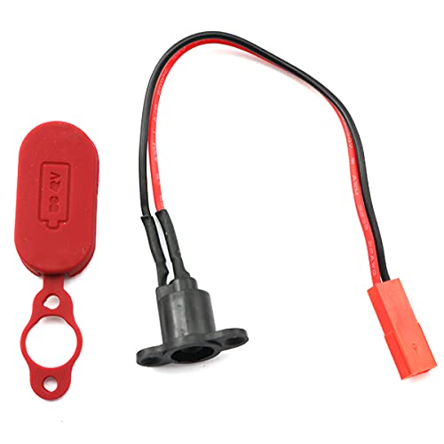 17cm Charging Port Wire with Silicone Waterproof Cover for M365 Electric Bike