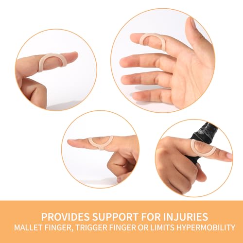 Oval Finger Splints Set - 5PCS Trigger Finger Brace, Sizes 9-13