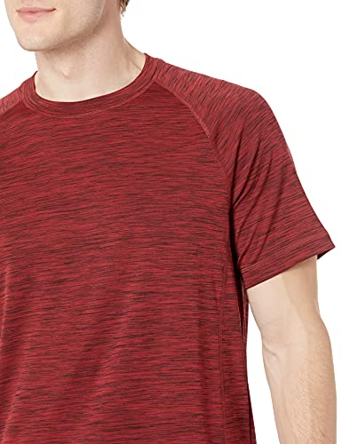 Men's Slim-Fit Quick-Dry UPF 50 Swim Tee - X-Small Red Heather