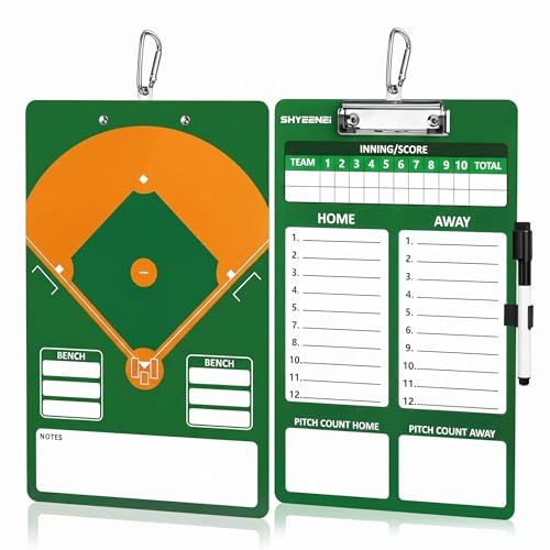 Baseball Coaching Clipboard - Dual-Sided Lineup Board