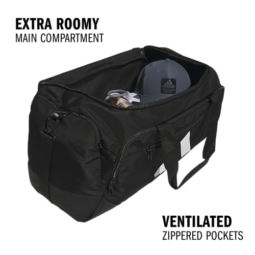 Medium Duffel Bag for Gym, Sports & Travel - Black