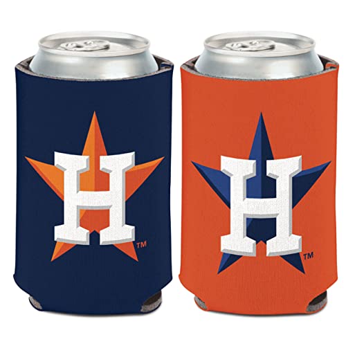 Houston Astros Portable Can Cooler with Foam Insulation