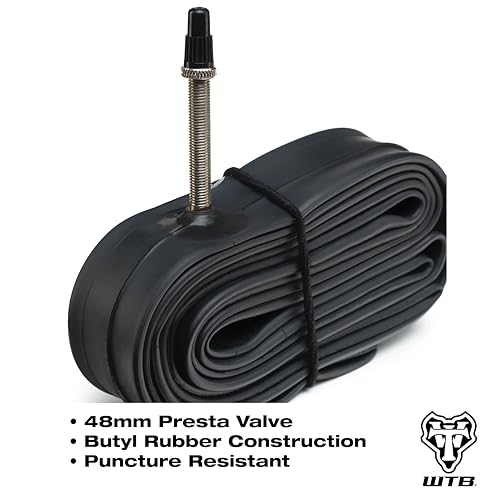 29 Inch Bicycle Inner Tube - 2.4-2.6 Size, 48mm Presta Valve, Puncture-Resistant