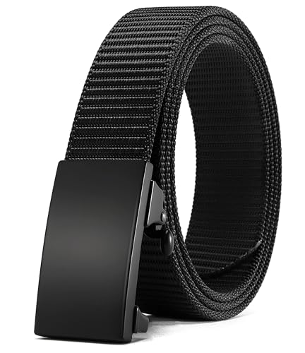 CHAOREN Nylon Ratchet Belts for Men, Adjustable Tactical Belt - 1.25"
