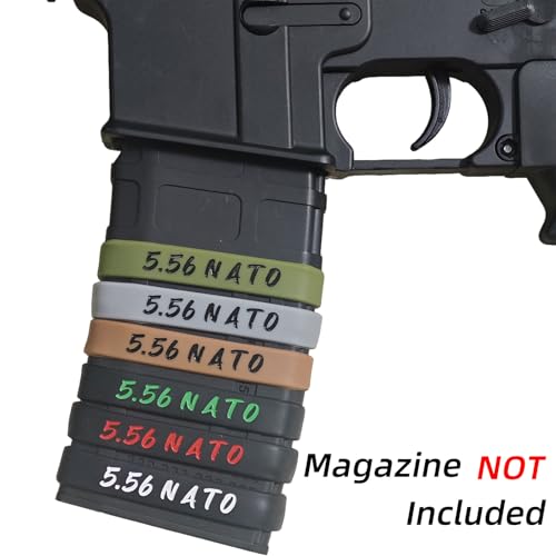 5.56 NATO Magazine Marking Bands - 12 Pack - Black & Green