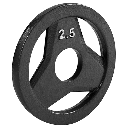 2.5lb Olympic Grip Plate - Heavy-Duty Cast Iron Weight