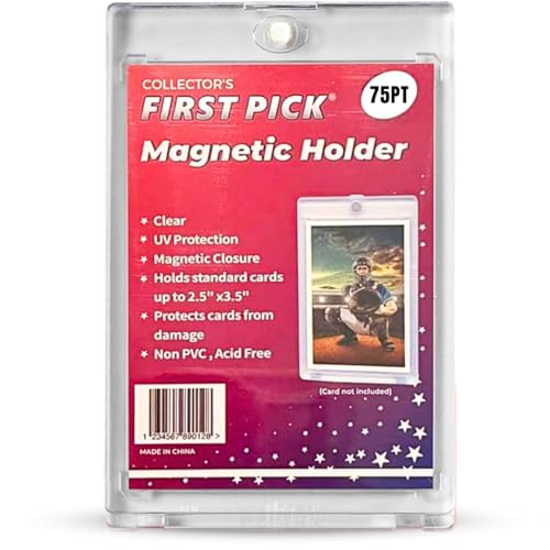 75PT Premium Magnetic Trading Card Holder - UV Protection