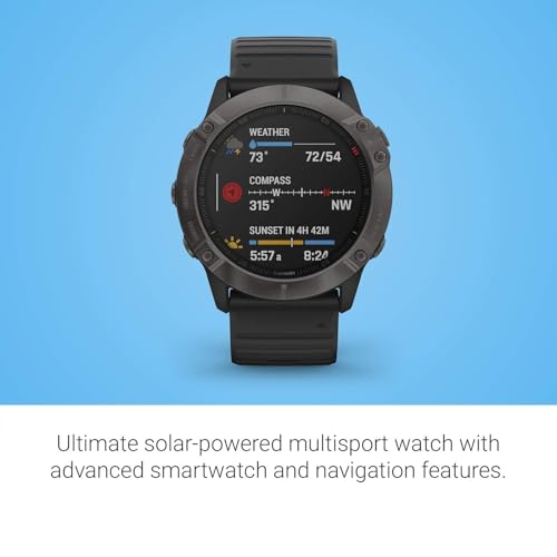 Garmin Fenix 6S Pro Multisport GPS Watch - Black (Renewed)