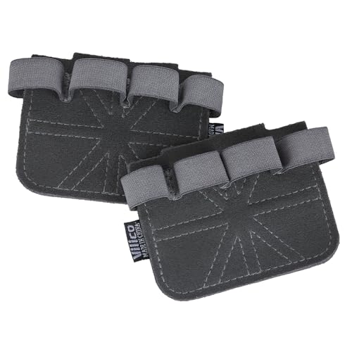 Weight Lifting Gloves for Men & Women - Grey Leather Grip