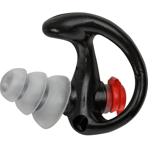 EP4 Sonic Defenders Plus Earplugs - Reusable, 24dB NRR, Black, Medium