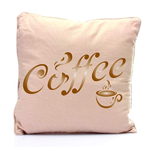 Coffee Stencil, 5.5 x 3 inch (S) - Quote Label Sign Word Stencils by CRAFT KREATIVELY