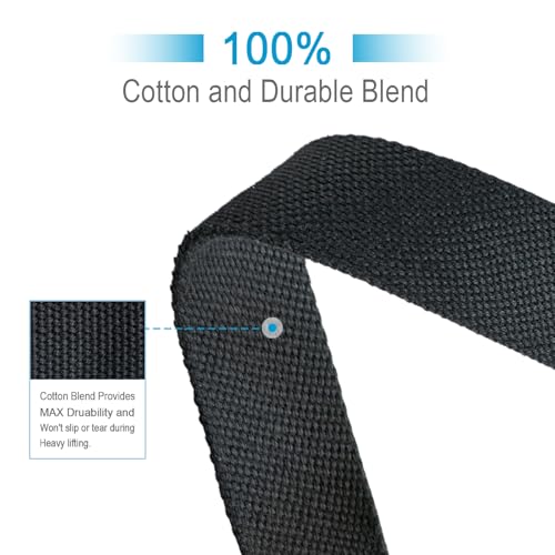 Heavy-Duty Lifting Wrist Straps for Weightlifting & Deadlifts
