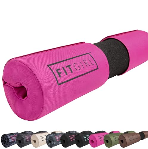 Squat Pad and Hip Thrust Pad - Thick Cushion for Leg Day, Pink