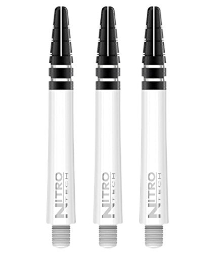 RED DRAGON Nitrotech Medium Dart Shafts 42mm - Flight Locking System, 9 Pack