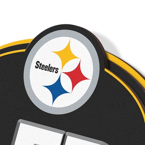 Pittsburgh Steelers 3D Street Sign - Ready-to-Hang Wall Art