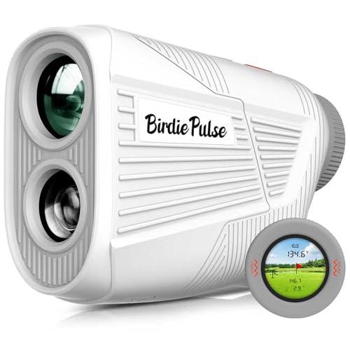 Golf Rangefinder with Slope, Magnetic Mount & HD LCD - 1300 Yards