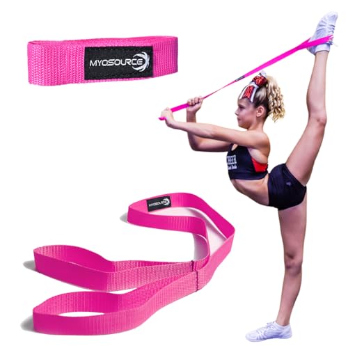 Flexibility Stunt Strap for Cheerleading & Dance - Pink