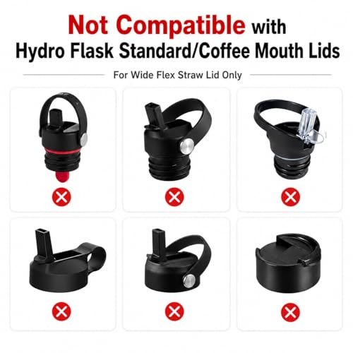 Hydro Flask Wide Mouth Gasket Replacement - 6 Pack