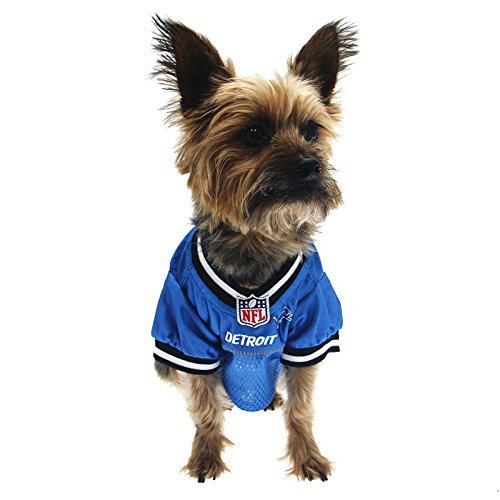 NFL Detroit Lions Dog Jersey - Medium Size Pet Apparel