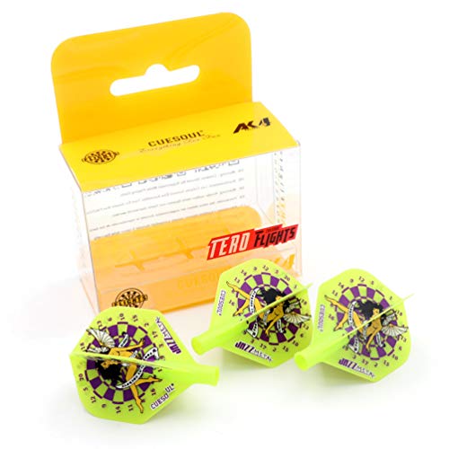 CUESOUL TERO AK4 Dart Flights Standard Shape Green – with AK7 compatible