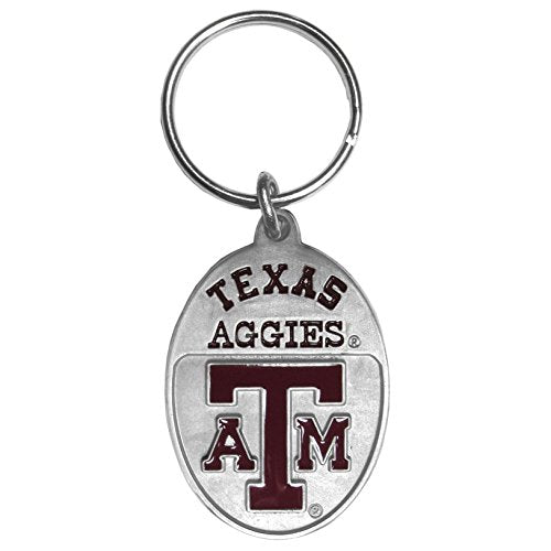 Carved Metal Key Chain - Texas A&M Aggies