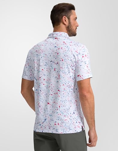 Men's Golf Polo Shirt - Moisture Wicking, Lightweight, Casual