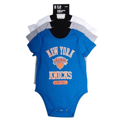 NBA Baby Bodysuit 3-Pack - New York Knicks - 3-6 Months