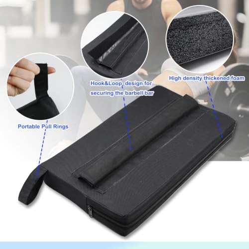 Extra Thick Barbell Pad for Hip Thrusts - Black