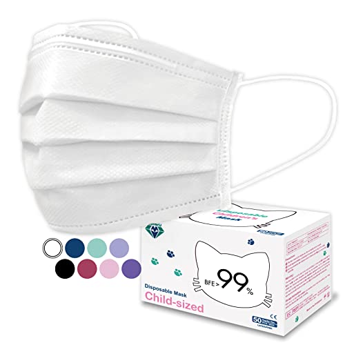 Disposable Face Masks for Kids and Adults - 3 Size Options