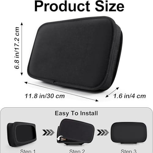 WTYOPK Eagle Eye 9 Cover for Humminbird Helix 9/Lowrance Eagle Eye 9 – Black