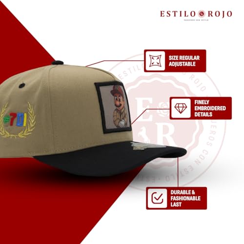Ferreti Hats CHA-RIO-701-Parent Snapback Trucker Baseball Cap - Black & Khaki