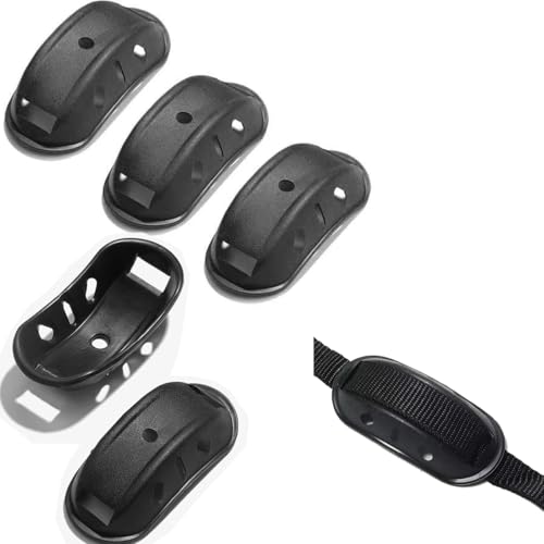 6 Pack Chin Guards for Helmets - Soft PVC Chin Cup Pads
