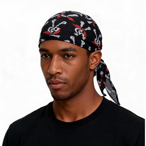 Breathable Bandana Hat Beanie for Men - UV Protection Cycling Headwear