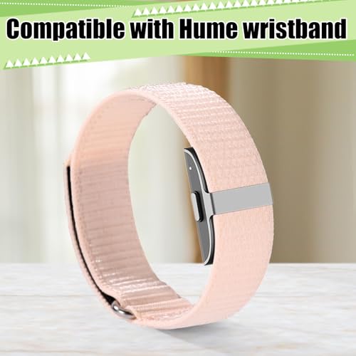 Adjustable Nylon Loop Replacement Strap for Hume Health Band - Apricot