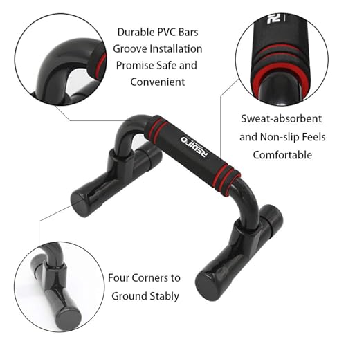 Push Up Bars for Strength Training - Portable Ergonomic Stands