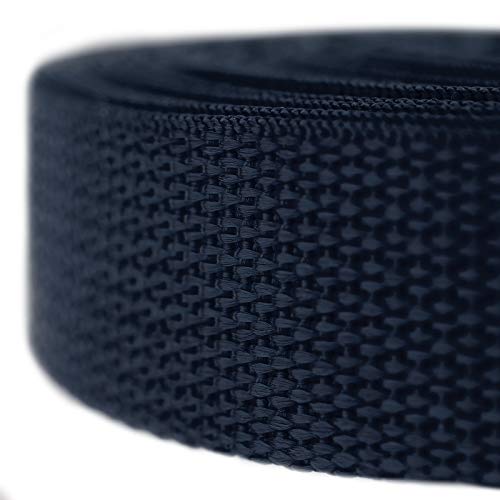 Navy Blue 50 Yards 1-Inch Polypropylene Webbing for Climbing & Outdoor Use