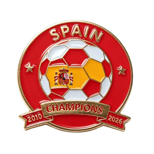 Spain 2026 World Champion Soccer Team Pin Badge Brooch