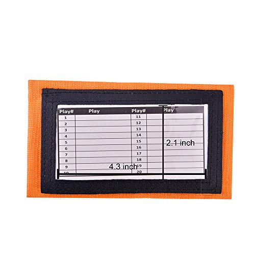 Youth Play Wristband with Triple Windows - Orange